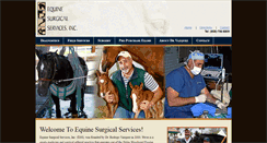 Desktop Screenshot of equinesurgicalservices.com